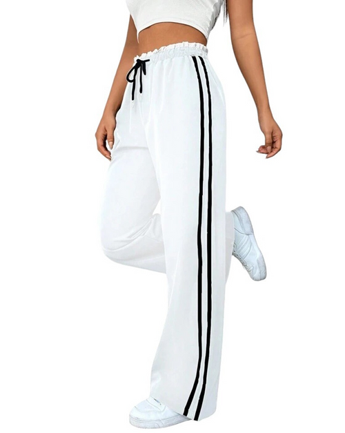 BeBlessed 2-Stripe Women's Trousers | Perfect for Fitness, Street Fashion & Comfortable Fit