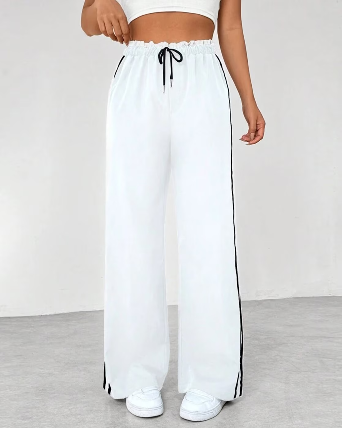 BeBlessed 2-Stripe Women's Trousers | Perfect for Fitness, Street Fashion & Comfortable Fit
