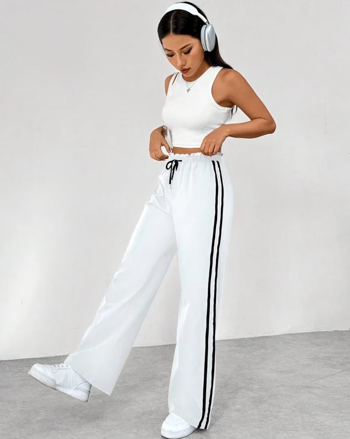 BeBlessed 2-Stripe Women's Trousers | Perfect for Fitness, Street Fashion & Comfortable Fit