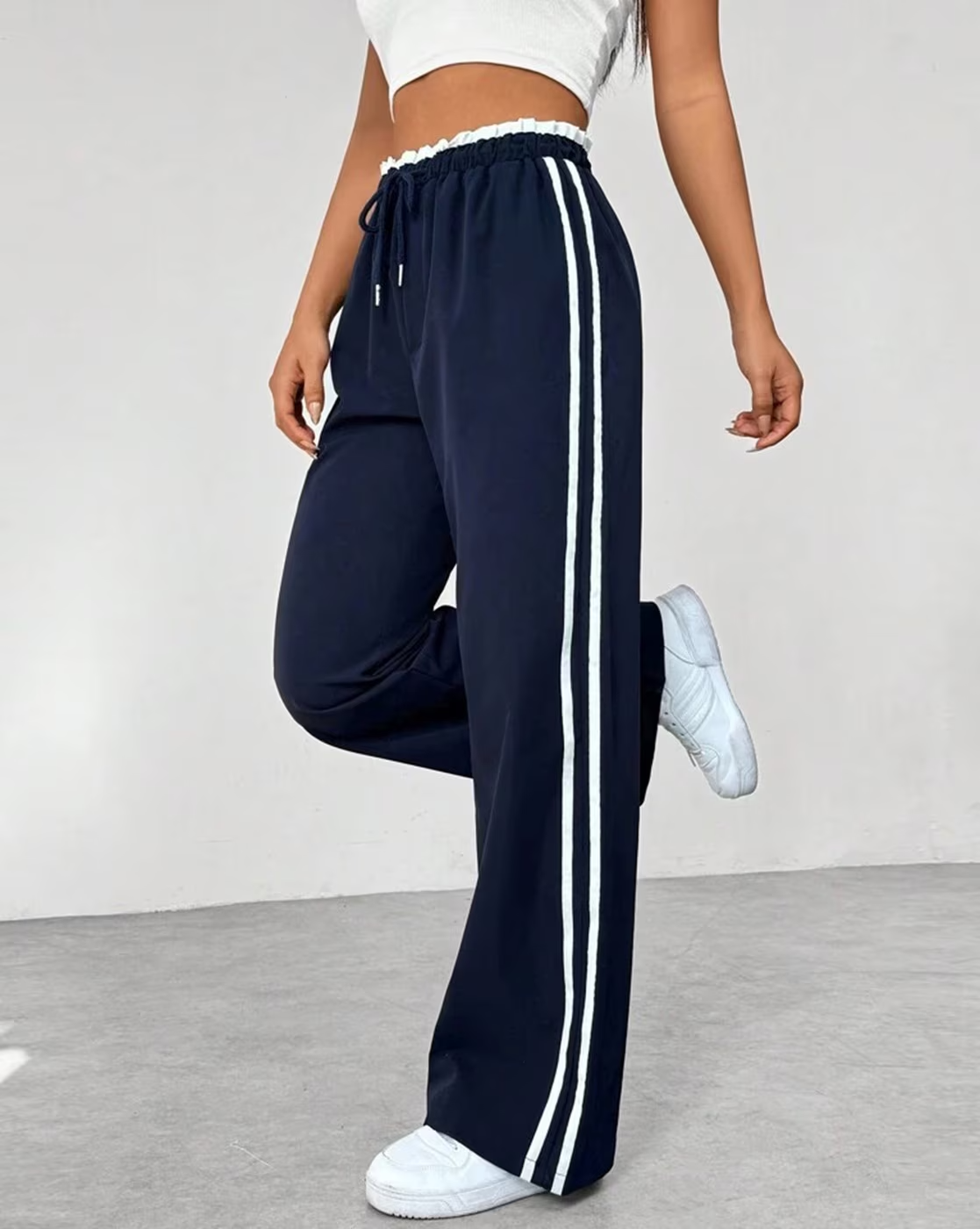 BeBlessed 2-Stripe Women's Trousers | Perfect for Fitness, Street Fashion & Comfortable Fit