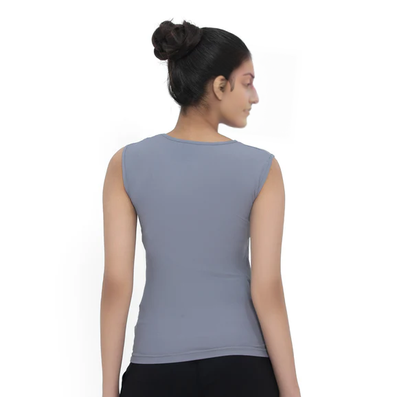 Stylish Sleeveless Shirt for Girls – Trendy Strechable Cut Out Tank Top | Summer Casual & Workout Sando T shirt Wear for Women