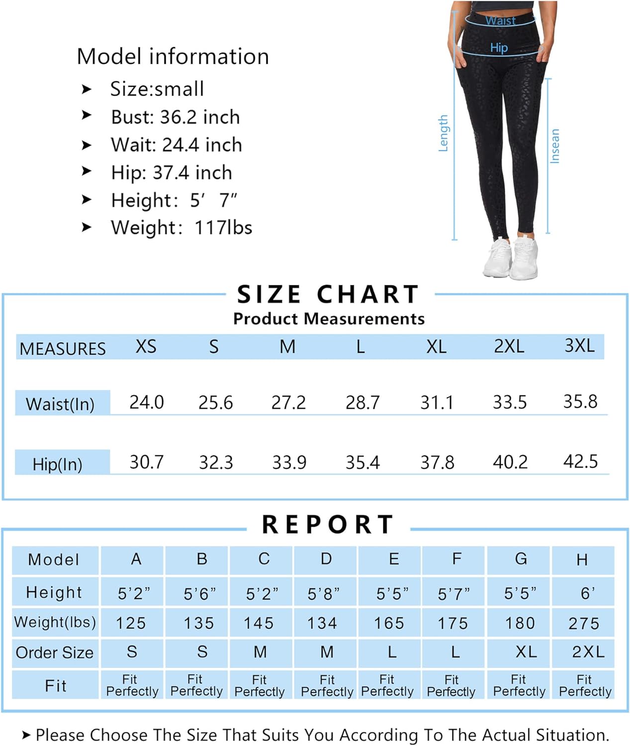 Tights for girls and Full leggings for women