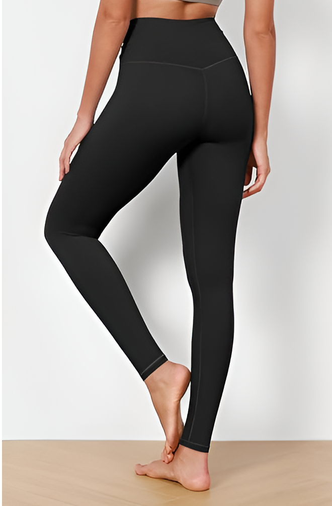 V shape Crosover full leggings for women - Stretchable High Rise tight legging for Sports gym Lover